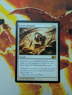 Faith's Reward Rare Magic: The Gathering Magic 2013 (M13) Near Mint - Image 1
