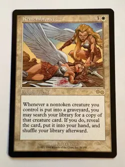 Remembrance R Urza's Saga 34 - Magic the Gathering TCG - Image 1
