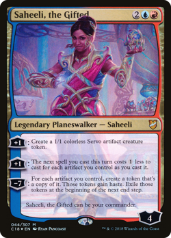 Saheeli, the Gifted #44 (Foil) (Damaged) Commander 2018 C18 Magic MTG - Image 1