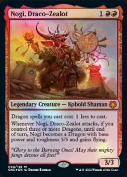 1x Nogi, Draco-Zealot - Foil MTG - Magic Game Night: Free-For-All - NM-Mint - Image 1