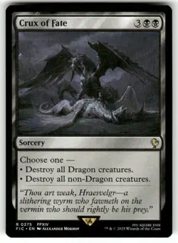 Crux of Fate #275 NM R Commander: FINAL FANTASY MTG - Image 1