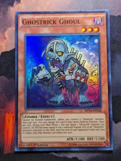 Yugioh! MP14-EN126 Ghostrick Goul Super Rare 1st Edition - VLP - Image 1