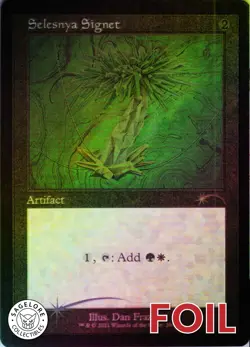 Selesnya Signet Etched - Foil - Secret Lair Allied Signets - (290) NM - Image 1