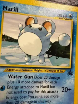 Pokemon Vintage Black Star Promo Marill 29/53 Wotc Promo 2000 29/53 LP - Image 4