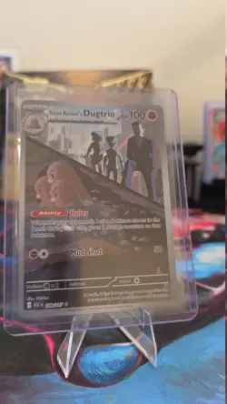 Pokemon Team Rocket's Dugtrio 239/217 Ascended Heroes Illustration Rare - Image 1