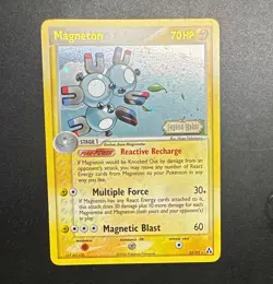 Pokemon TCG Magneton 22/92 Legend Maker Reverse Holo Rare 70 HP Stage 1 2006 - Image 1