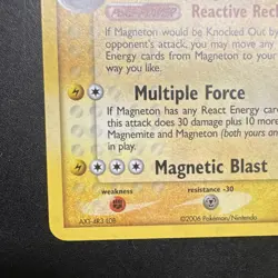 Pokemon TCG Magneton 22/92 Legend Maker Reverse Holo Rare 70 HP Stage 1 2006 - Image 5