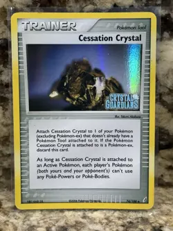 Pokemon Card - Cessation Crystal Crystal Guardians 74/100 Reverse Holo Stamped - Image 1
