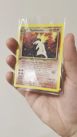 Typhlosion Neo Genesis 1st Edition Holo 18/111- Pokemon TCG (First Edition)- LP - Image 2
