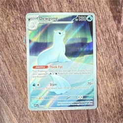 Pokemon Dewgong 097/094 Paldean Fates Rare Holo Stage 1 130 HP Eng 2025 - Image 1