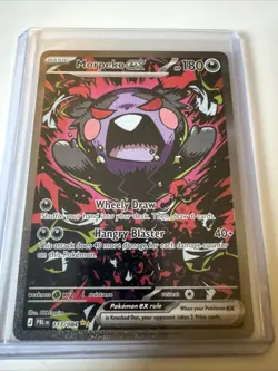 Pokemon Morpeko EX 117/084 SIR - ME05 Pitch Black English NM FRESH PULL NEW TCG - Image 1