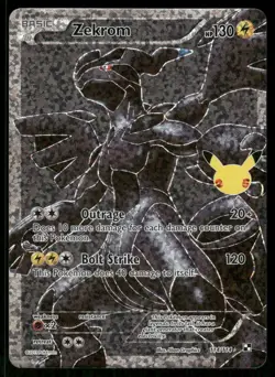 Pokemon Zekrom Celebrations: Classic Collection 114/114 Holo NM/M - Image 1