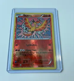 Pokemon Moltres 9/124 Reverse Holo Rare XY Evolutions LP English - Image 1