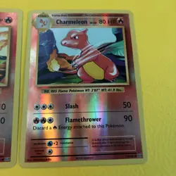Pokemon TCG Charmander And Charmleon 10/108 Reverse Holo XY Evolutions Card NM - Image 3