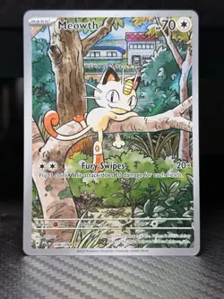 Pokemon Meowth 106/094 – Phantasmal Flames – English IR (Illustration Rare) NM - Image 1