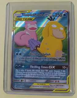 Slowpoke & Psyduck GX 218/236 SM-Unified Minds Full Art Holo Ultra Rare 250 MP - Image 1