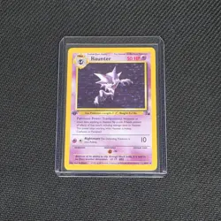 Pokemon TCG Haunter 6/62 Fossil 1st Edition Holo - LP - Image 3