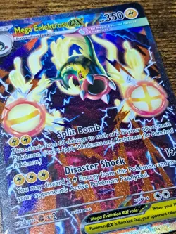 Pokemon Mega Elektross EX 278/217 Ascended Heroes SIR Near Mint/ Mint Fresh Pull - Image 3