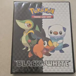 Ultra Pro Pokemon TCG Black & White 4 Pocket Binder - Image 1
