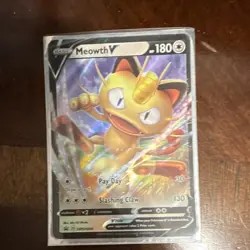 The Pokemon Company Meowth V SWSH004 Holo Promo Sword & Shield English 180HP - Image 1