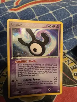 Unown W/28 Rare Unseen Forces Pokemon Moderately Played - Image 1