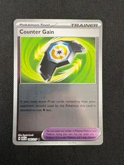Counter Gain 186/217 Common Ascended Heroes Pokemon Reverse Holo Near Mint - Image 1