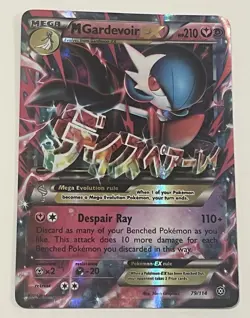 M Gardevoir EX 79/114 Holo EX Rare Steam Siege Pokemon Holo Excellent - Image 1