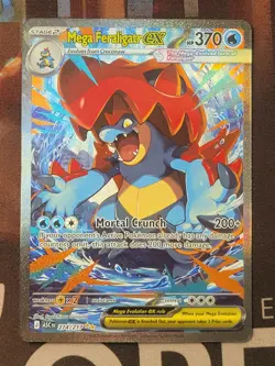 Mega Feraligatr ex 274/217 Me: Ascended Heroes Holo SIR NM - Image 1