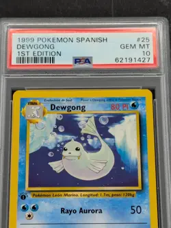 1999 POKEMON SPANISH DEWGONG 1ST EDITION PSA 10 - Image 2