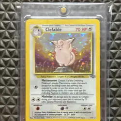 Clefable 01/64 Jungle Unlimited Holo Rare English 1999 Pokemon TCG 70HP - Image 1