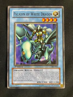 Yu-Gi-Oh! TCG Paladin of White Dragon SKE LP 1st Edition Common - Image 1