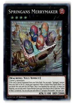 Springans Merrymaker 1st Edition Super Rare Lightning Overdrive LIOV-EN041 LP - Image 1