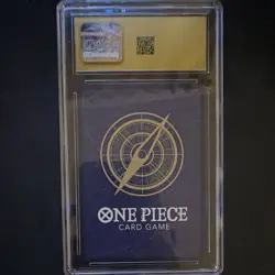 Bandai One Piece Trafalgar Law OP07-047 Rare Foil Alt Art Parallel CGC 10 - Image 2