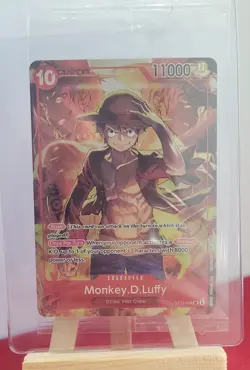 Monkey.D.Luffy (Treasure Booster Set) ST10-006 One Piece Promo Sealed Card - Image 1