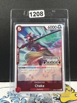 Chaka Tournament Promo Stamped Judge Pack Vol. 4 One Piece OP05-008 (1208) - Image 1
