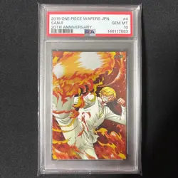 PSA10 One Piece wafer card Sanji from Japan - Image 1