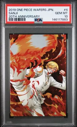 PSA10 One Piece wafer card Sanji from Japan - Image 3