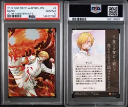 PSA10 One Piece wafer card Sanji from Japan - Image 5
