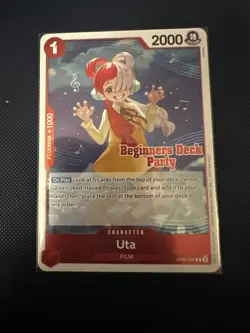 Uta Beginners Deck Party Participation Pack OP09-002 - One Piece TCG Promo NM - Image 1