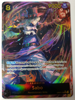 One Piece 500 Years in the Future - Sabo - Alt Art - Secret Rare OP07-118 - NM - Image 1