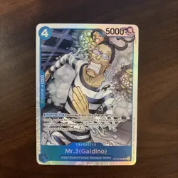 Bandai One Piece Mr.3 (Galdino) OP16-056 OP-06 Holo Super Rare ENG 5000 - Image 1