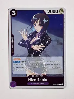 Nico Robin EB02-036 Rare Extra Booster: Anime 25th Collection One Piece Foil MP - Image 1