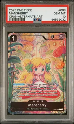 2023 One Piece Op05-Awakening Of The New Era AA Mansherry #088 PSA 10 - Image 1