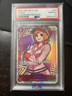 2023 One Piece Japanese KOALA Awakening Of The New Era OP05 #006 PSA 10 BL - Image 1