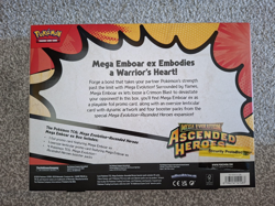 Pokemon TCG: Mega Evolution Ascended Heroes Mega Emboar Ex Box Sealed - Image 2