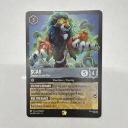 Disney Lorcana TCG Scar - Created by the Vine Foil Legendary 194/207 - Image 1