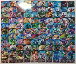 Lot of 100 Japanese Kamen Rider Battle: GANBA LEGENDS Normal & Rare Card Set - Image 1