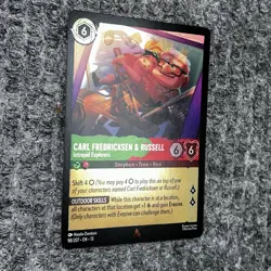 Disney Lorcana Attack of the Vine Carl Fredricksen & Russell 98/207 Foil Rare NM - Image 3