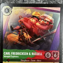 Disney Lorcana Attack of the Vine Carl Fredricksen & Russell 98/207 Foil Rare NM - Image 5
