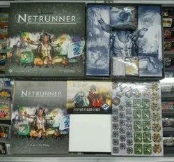 Open box like New unused, complete, Android netrunner card game revised core set - Image 1